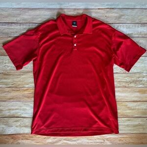 🌼$5 NIKE Golf Red Sphere Dry Polo Shirt Sz XXL